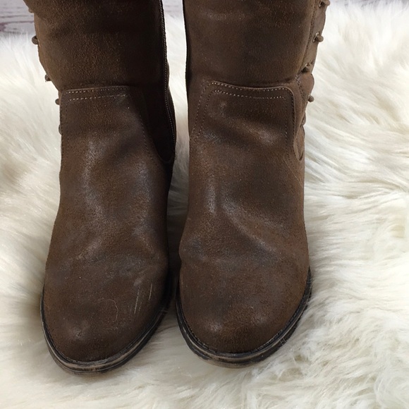 Knee high brown boots sz 8M - Picture 5 of 14